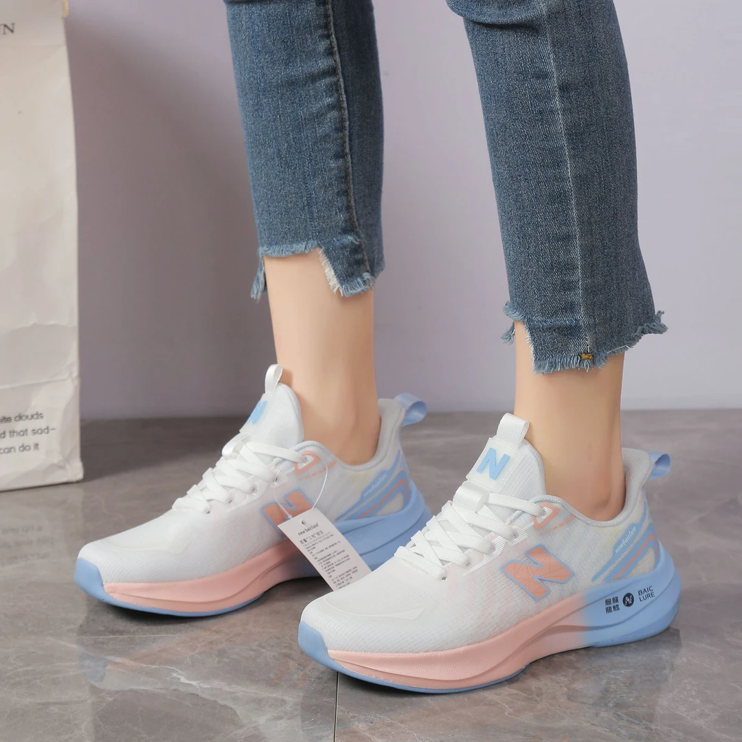 【划拉哥】新百伦严选188减震舒适透气软底网面百搭夏季学生跑步鞋.