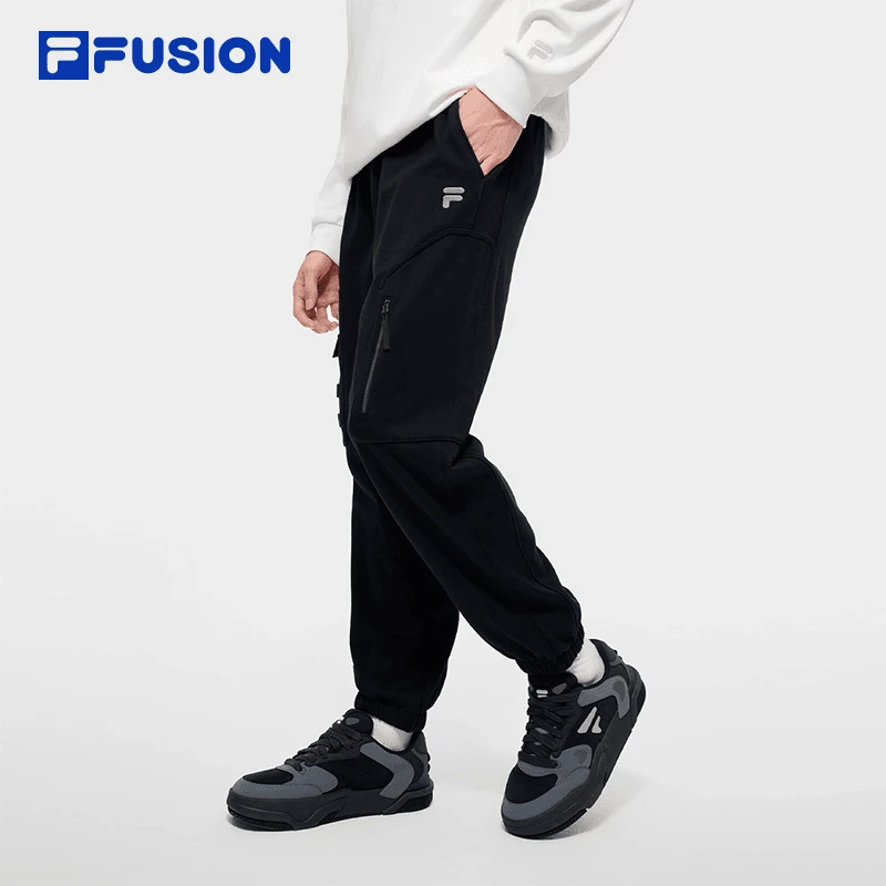 Fila/斐乐秋季新款男【舞动城市】时尚工装针织长裤T11M443604F