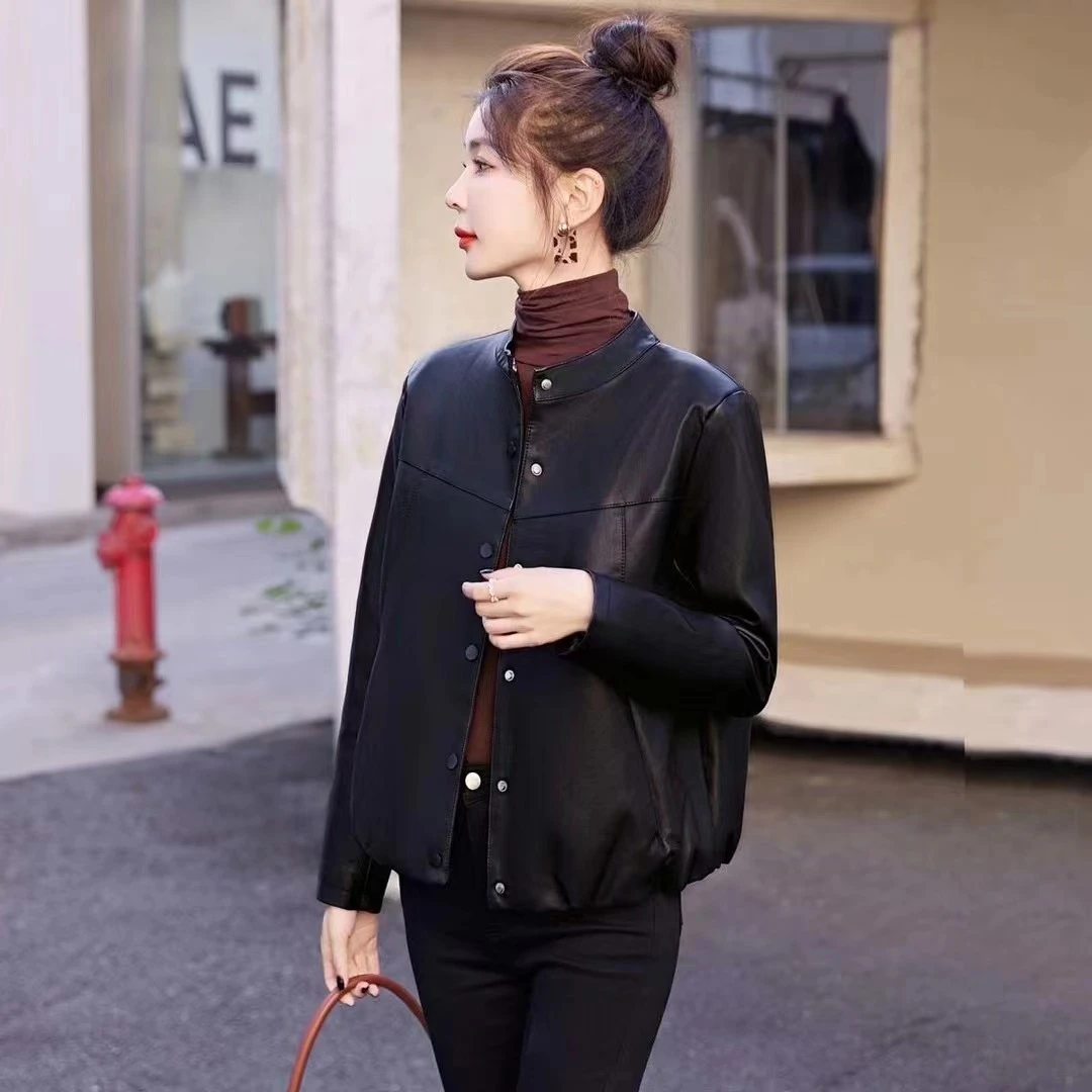 【新粉专享】2024秋季新款圆领时尚休闲百搭女外套薄款外穿上衣女
