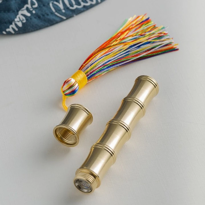 黄铜竹节火折子吹一吹打火机老公纯铜个性复古老式创意点火点烟器