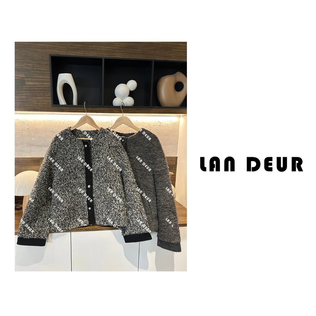 JIUJIU【暮色古堡】复古小香风鹅绒服外套1020-10396（袖子不充绒）