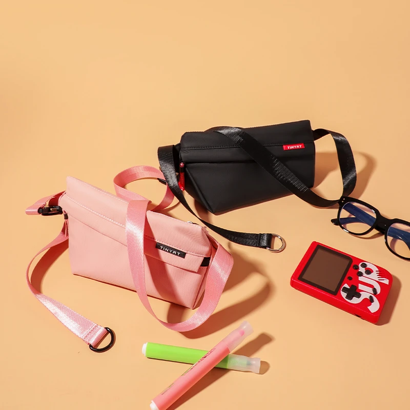 TINYAT/天逸简约女士斜挎包百搭时尚单肩包学生小包手机包女休闲