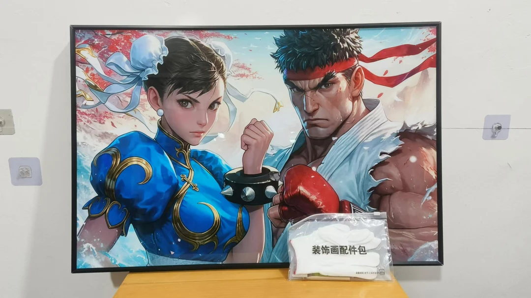 街霸 春丽 50*70厘米 铝合金晶瓷画