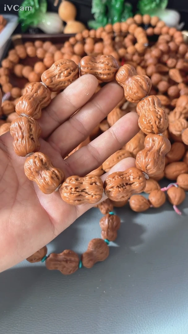 【闪购商品】桃核把件文玩手串