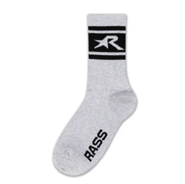 RASS星星撞色条纹长袜