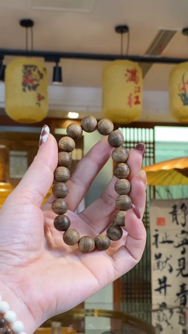 【闪购商品】沉香手串文莱卡1.1圆珠10g/nz41货头