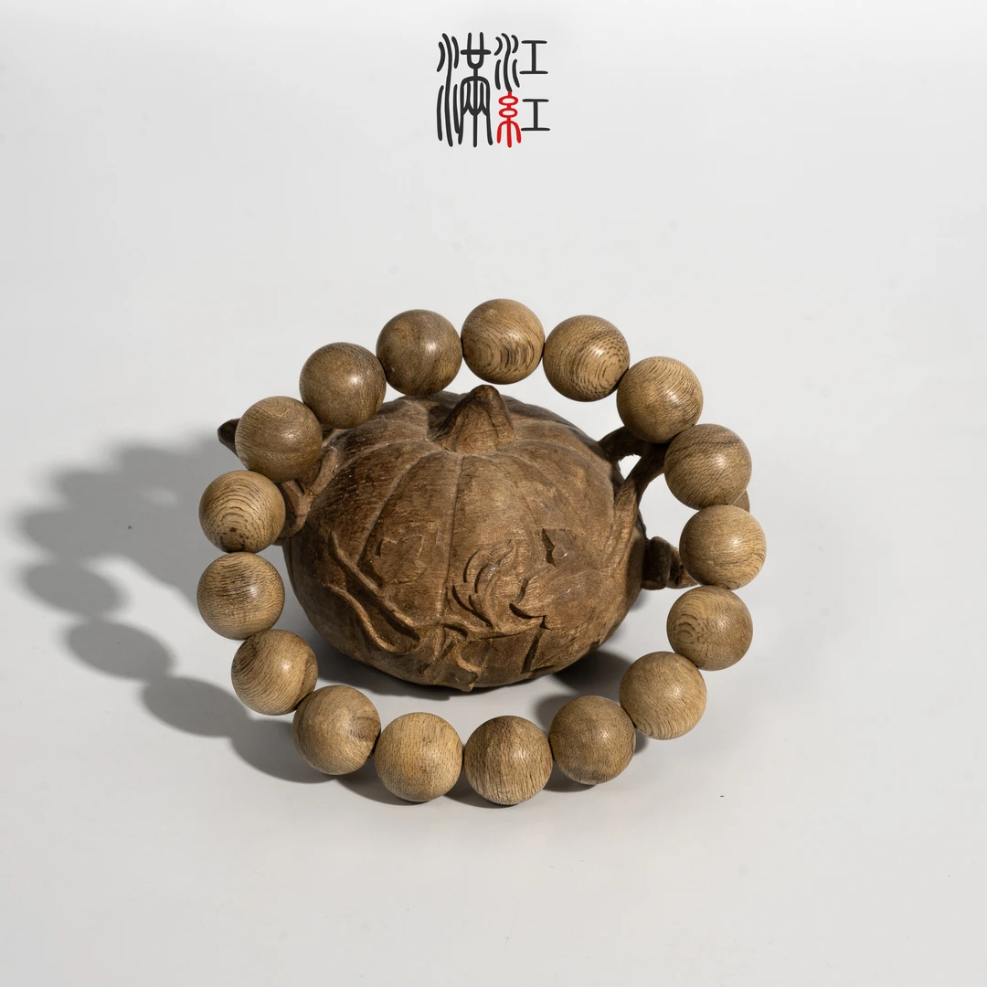 满江红 沉香马来西亚沉香/圆珠1.3单圈/10g/天然沉香手串AZ1