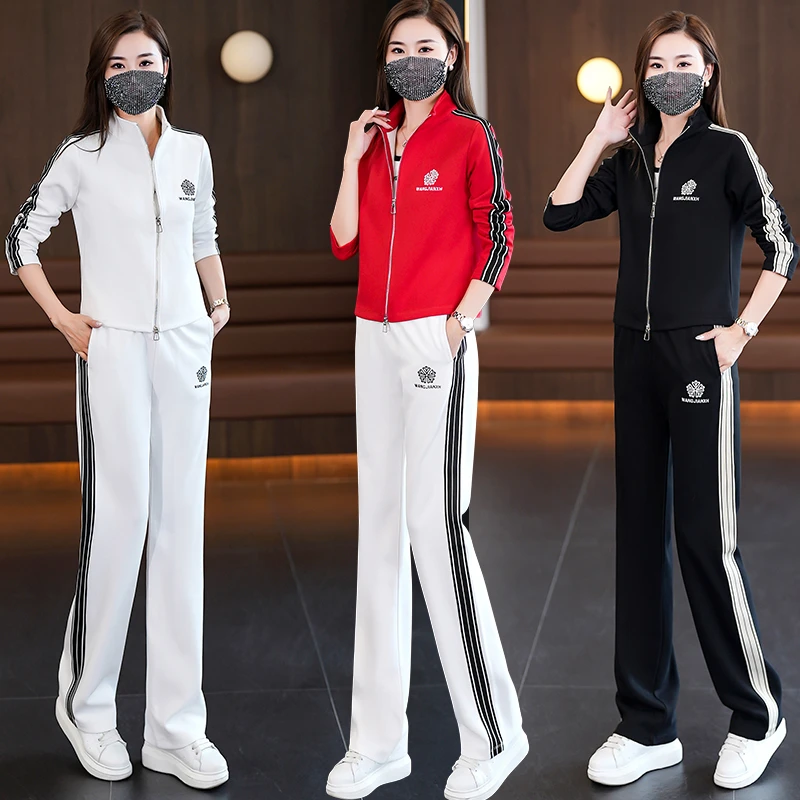 2023新款秋季广场舞服装女跳舞鬼步舞套装棉休闲运动服团体跳操服
