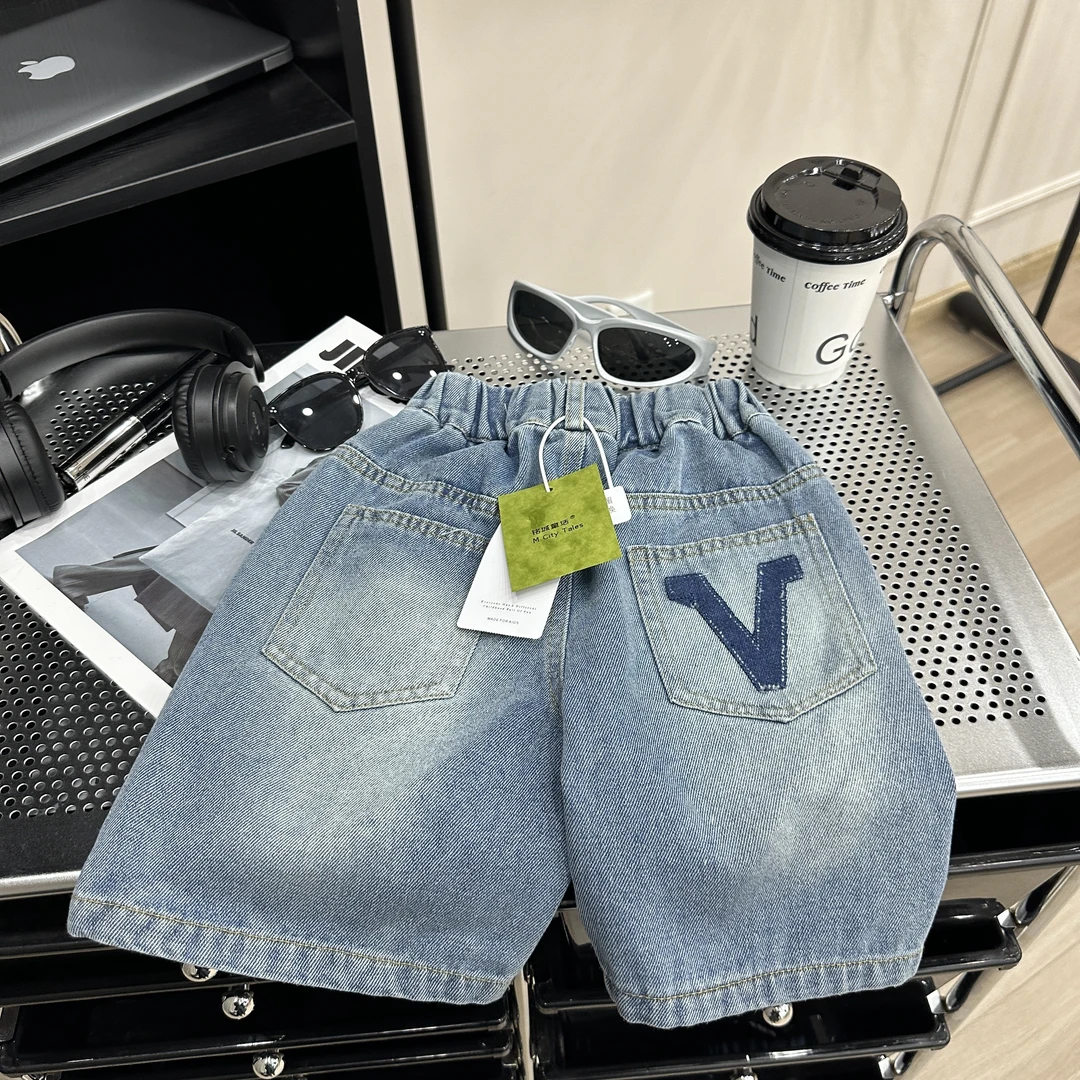 MX0020男儿童2025新款休闲夏季宽松潮流时尚百搭短裤外穿五分裤潮