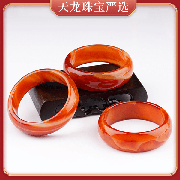 W968天然精品老料北漂战国红玛瑙女款手镯（多样性发货只发一件）