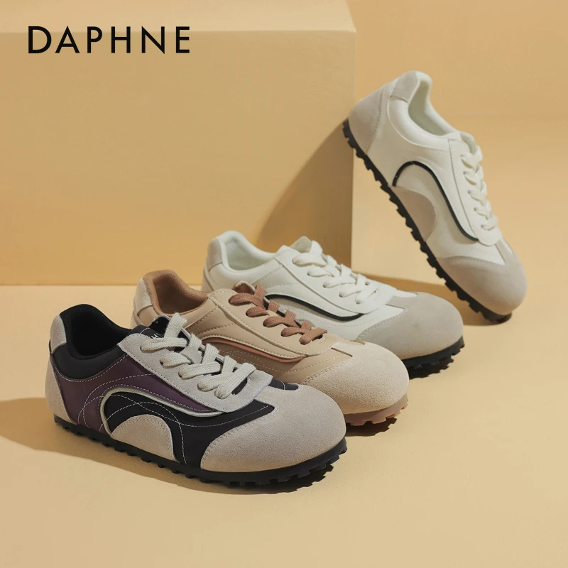 复古德训鞋2025春季新款小众设计小白鞋运动休闲鞋女