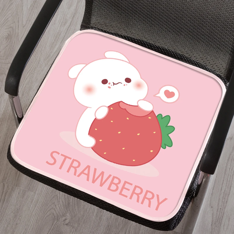 夏天冰丝坐垫夏季冰垫屁股透气凉垫凉席椅子垫子办公室久坐椅垫