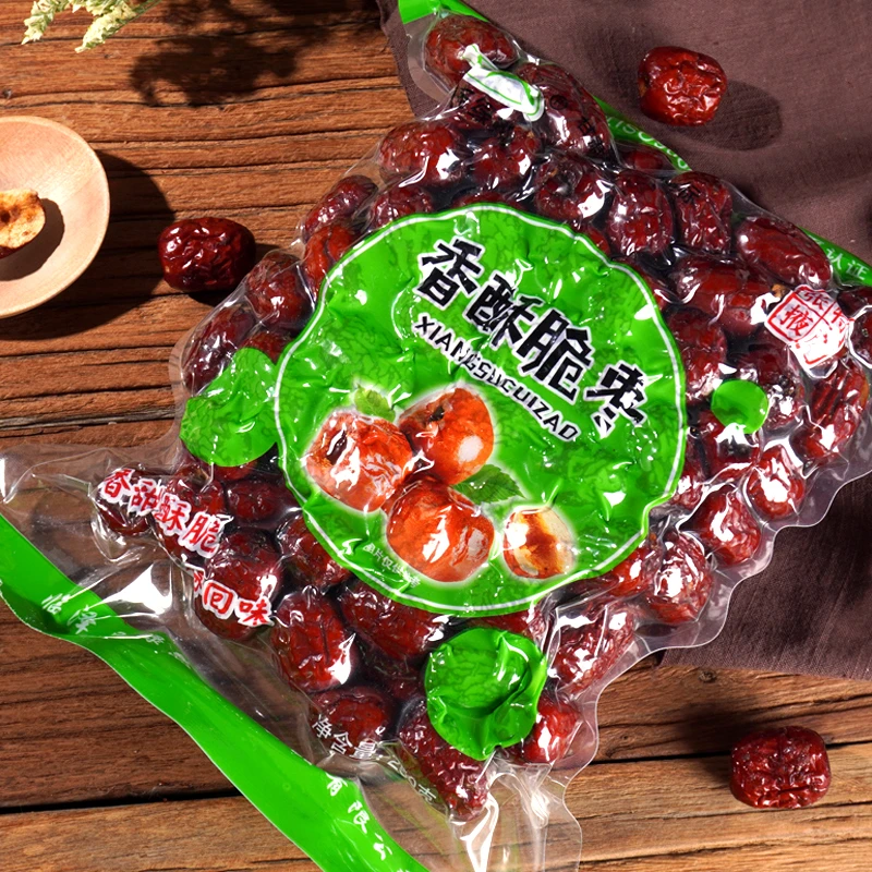 香酥脆枣甘肃张掖丹霞特产临泽小枣无核空心红枣酥脆枣干休闲零食