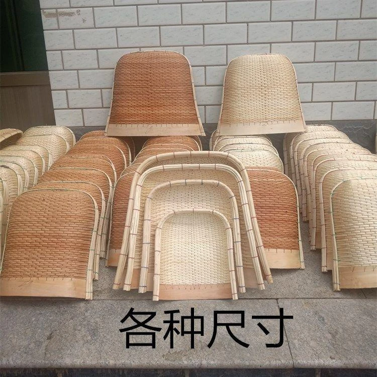 老式簸箕柳编竹编藤编单个土簸箕筲箕家用农村农用扫除簸箕小簸箕