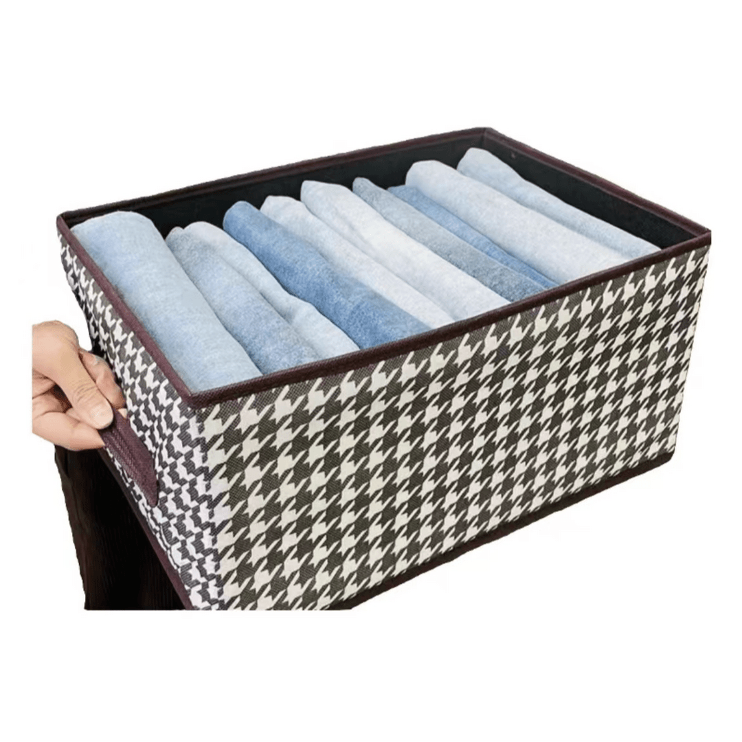 千鸟格 收纳相 4个 运输破损联系客服 更多日用品赞助