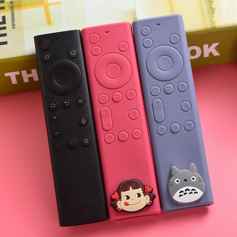 创维蓝牙语音遥控器保护套 透明硅胶套 酷开电视遥控器套客厅