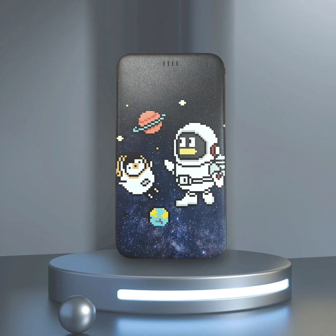 DREAMROOM/DREAMROOM安卓苹果自带线充电宝超薄便携迷你5000mAh