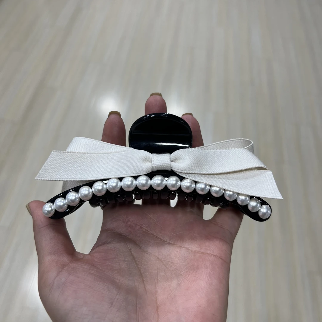 时尚百搭珍珠12cm抓夹436