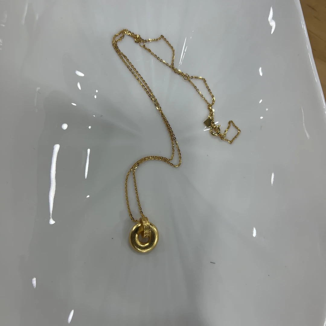 合金项链 复古镂空轻奢银项链149