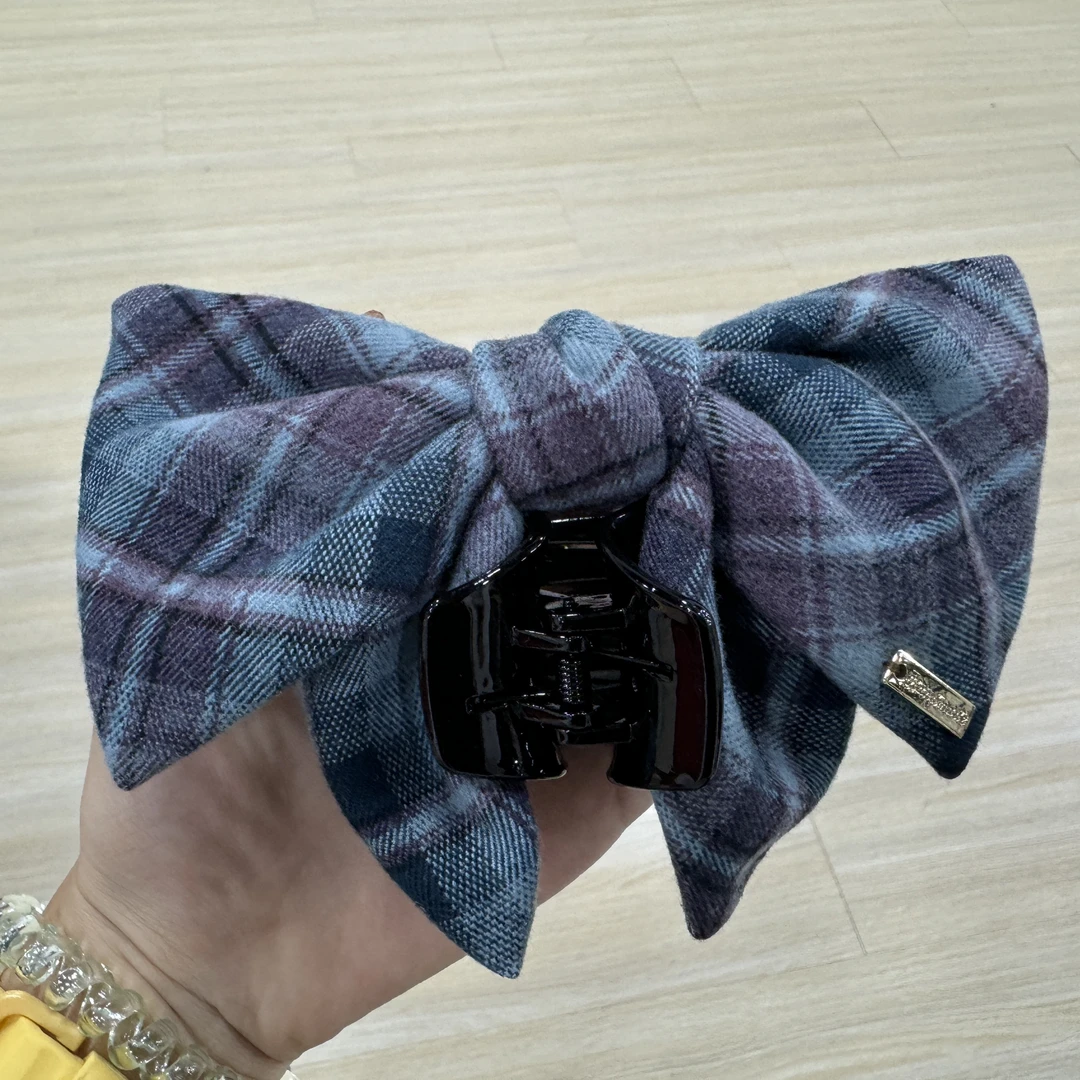 原创设计学院风蝴蝶结发夹495