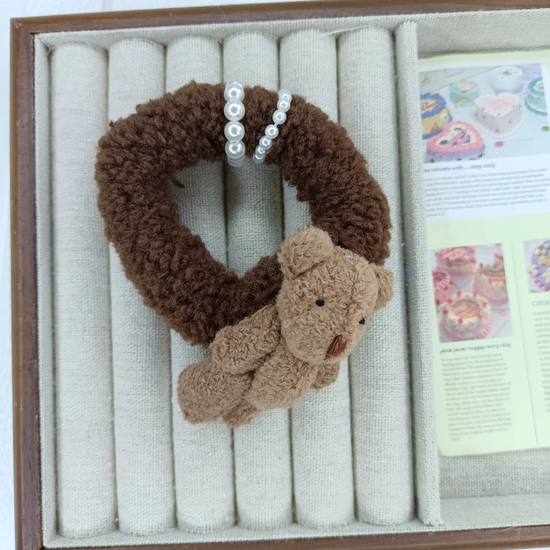 原创设计时尚可爱小熊高弹力发绳158