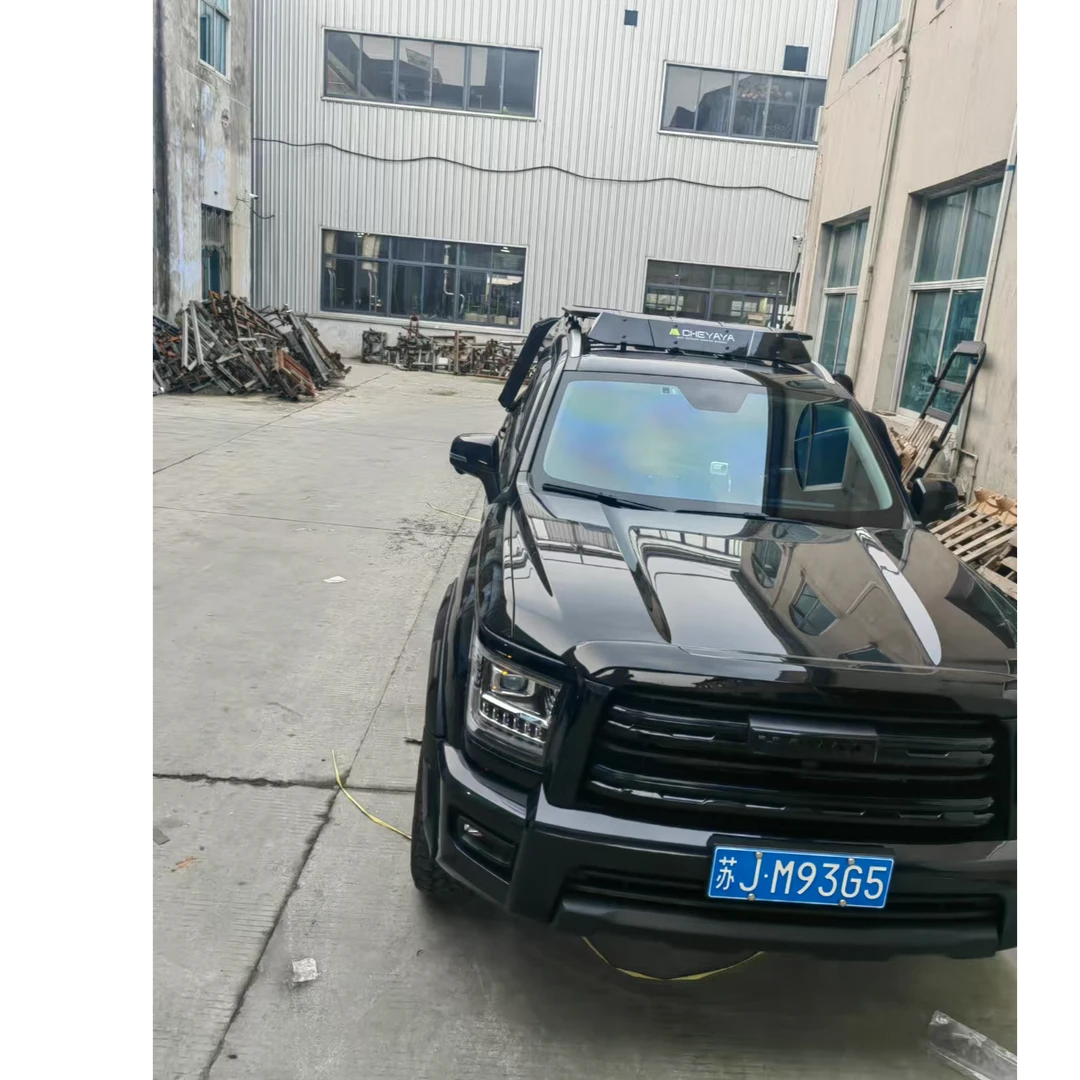 适用于哈弗H5车顶平台爬梯侧书包拓展装备铝合金材质