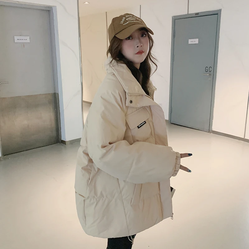 HFJY/和锋金羽面包服短款棉衣棉服女2024年新款韩版外套加厚棉袄