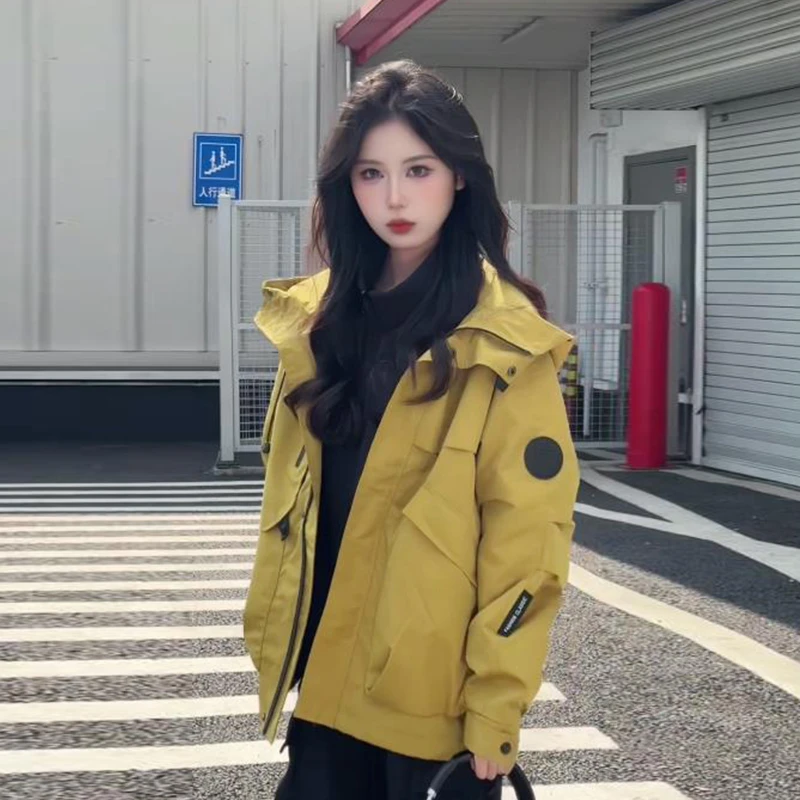 HFJY秋冬季外套男女同款2024新款三合一冲锋衣可拆卸加绒加厚内胆