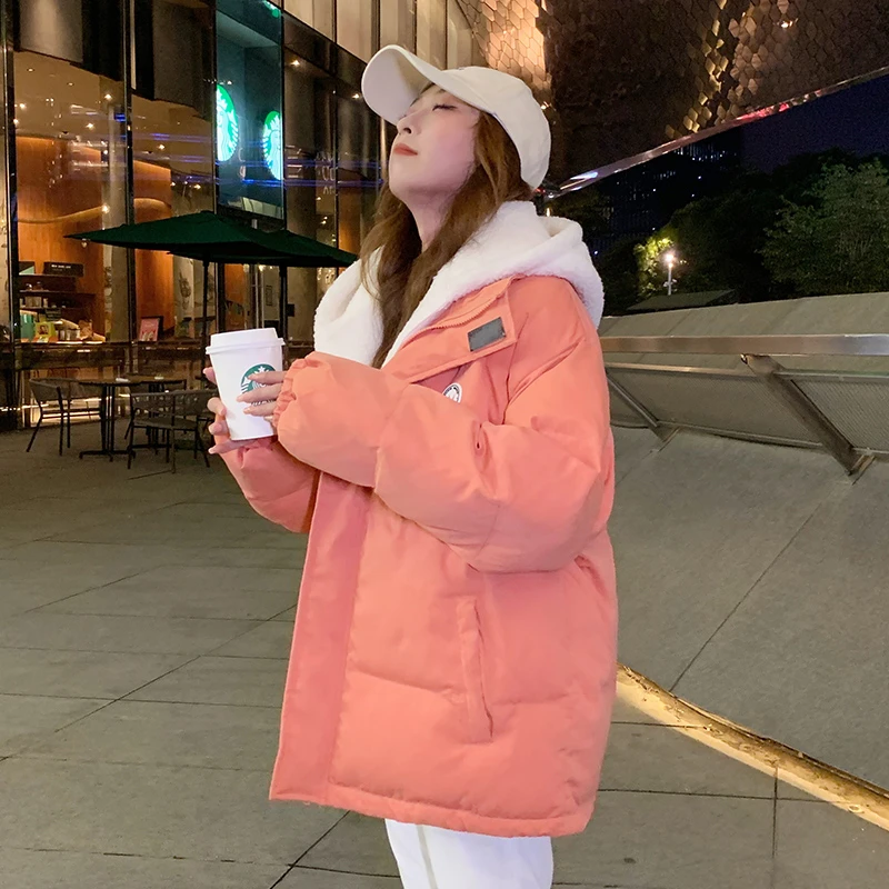 加厚面包服短款羽绒棉衣棉服女韩版宽松秋冬季外套棉袄2024年新款