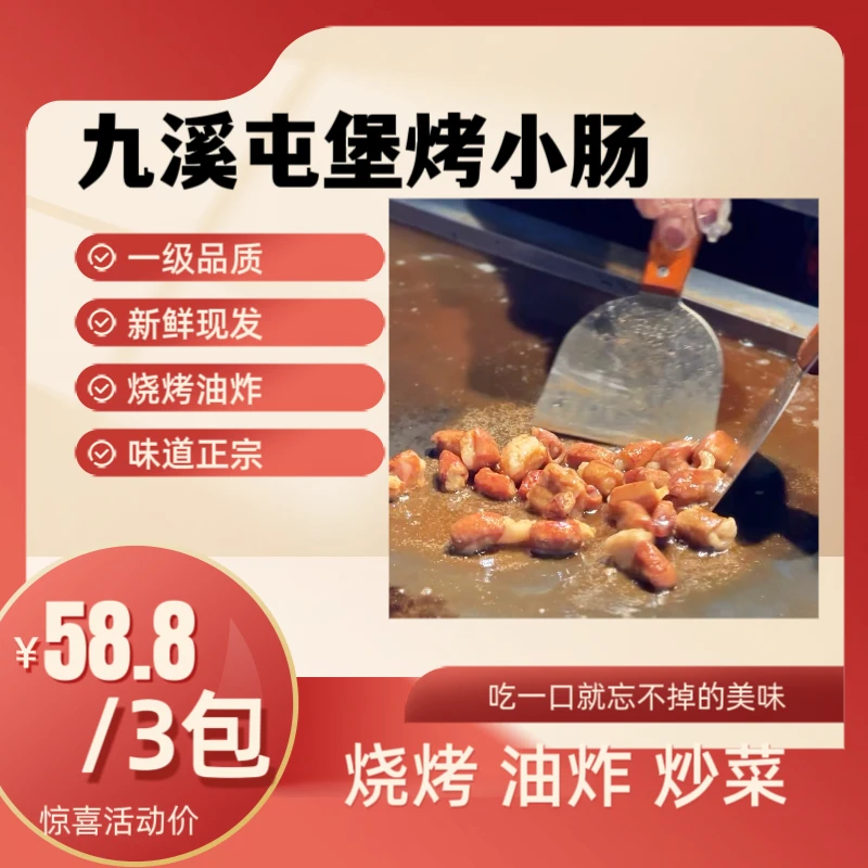【一级品质】贵州特色正宗九溪屯堡烤小肠新鲜免洗烧烤油炸猪小肠