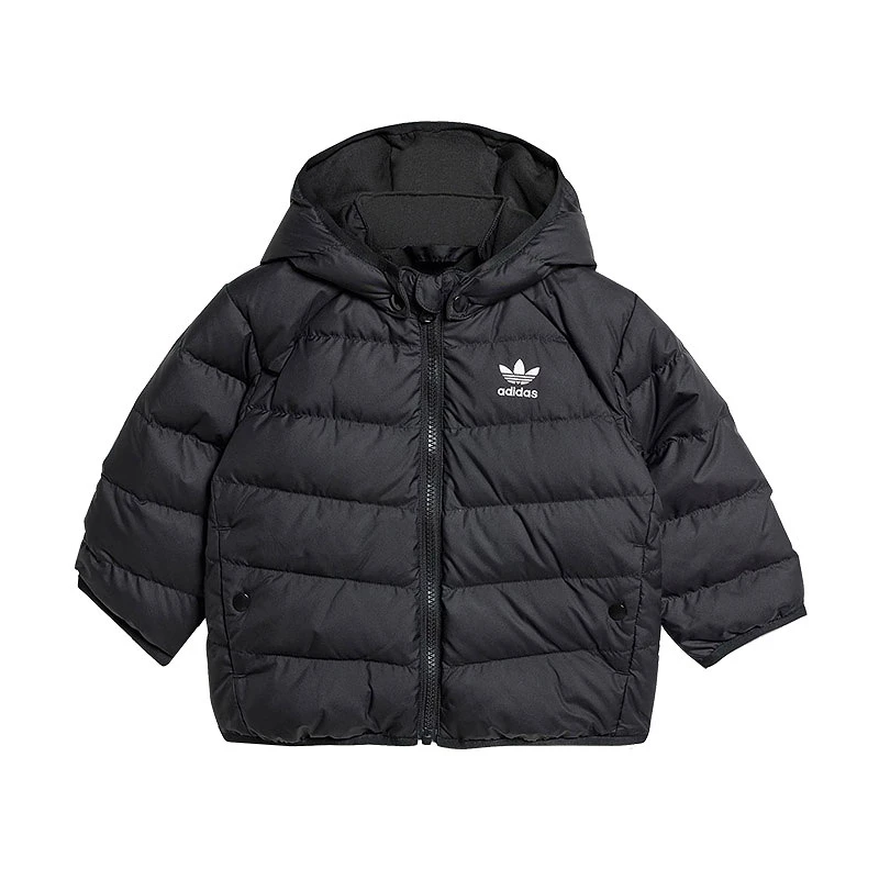 Adidas阿迪达斯冬季新款儿童装男婴童连帽休闲上衣IX7493
