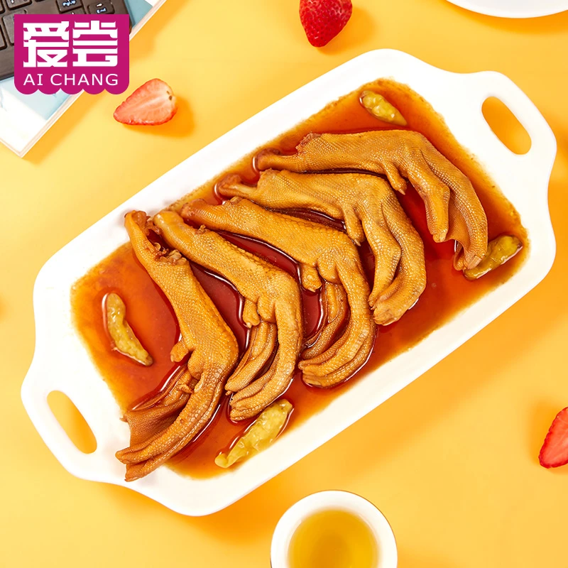 【爱尝】多汁泡泡掌180g*2袋/4袋龙岩泡鸭爪酸辣爽脆带骨鸭爪袋装