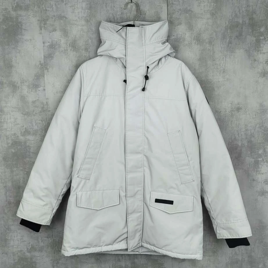 Canada Goose加拿大鹅 灰色黑标连帽 羽绒服 l码 98新 公价14000