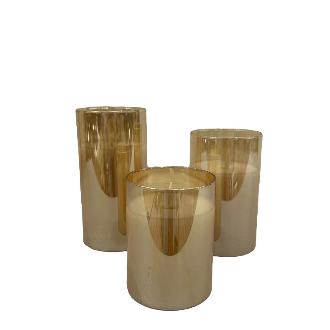 【欧美外单】470006-DS 高档 装饰 蜡烛 摆件 规格（8*8*16cm）DSP