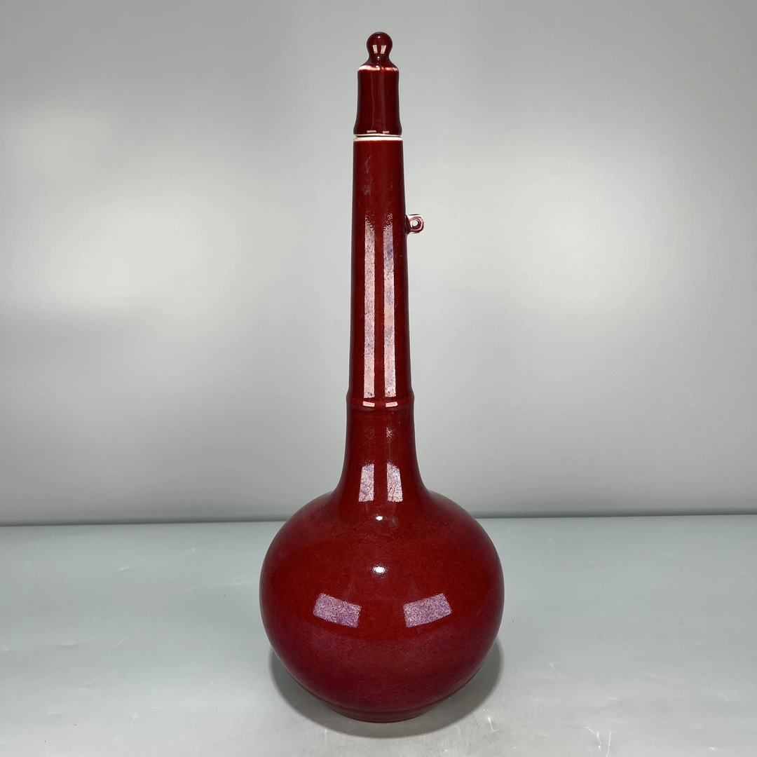 当代仿制 仿古永乐年制祭红釉胆瓶