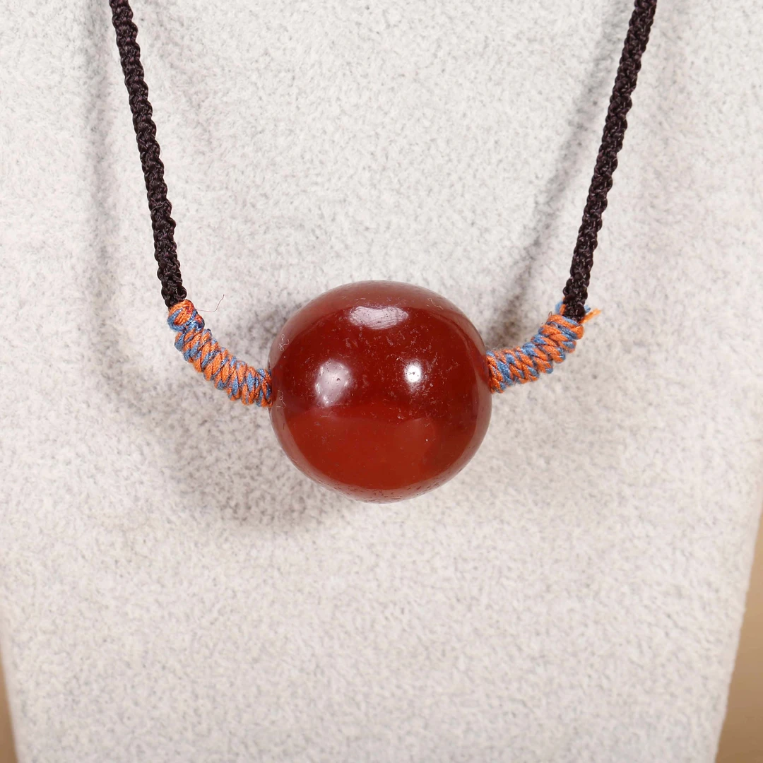 【济文阁】JFYG20110149民国 糖球玛瑙