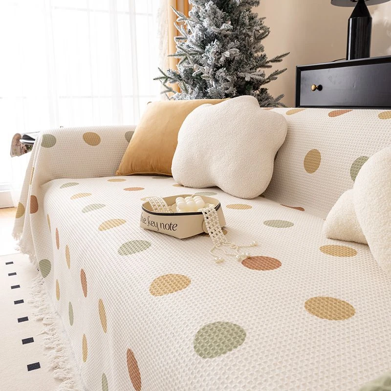 四季通用弹力沙发套盖布全盖沙发垫防猫抓棉麻简约防尘夏季沙发巾