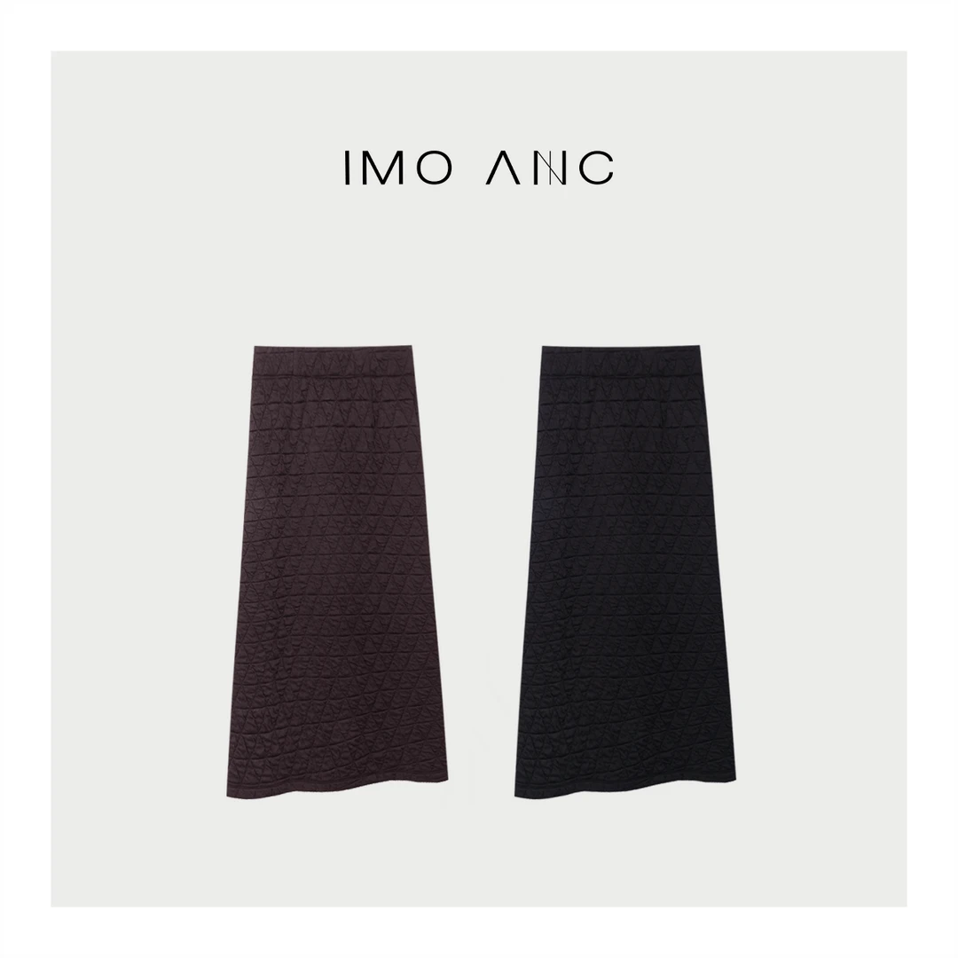 IM SO FANCY斜切baby棉显瘦一步裙SQ1535