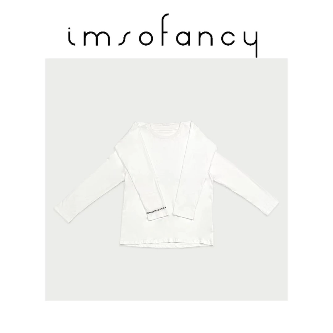 IM SO FANCY【NO退NO换】四爪长袖T吉拉造型感百搭t SQ219