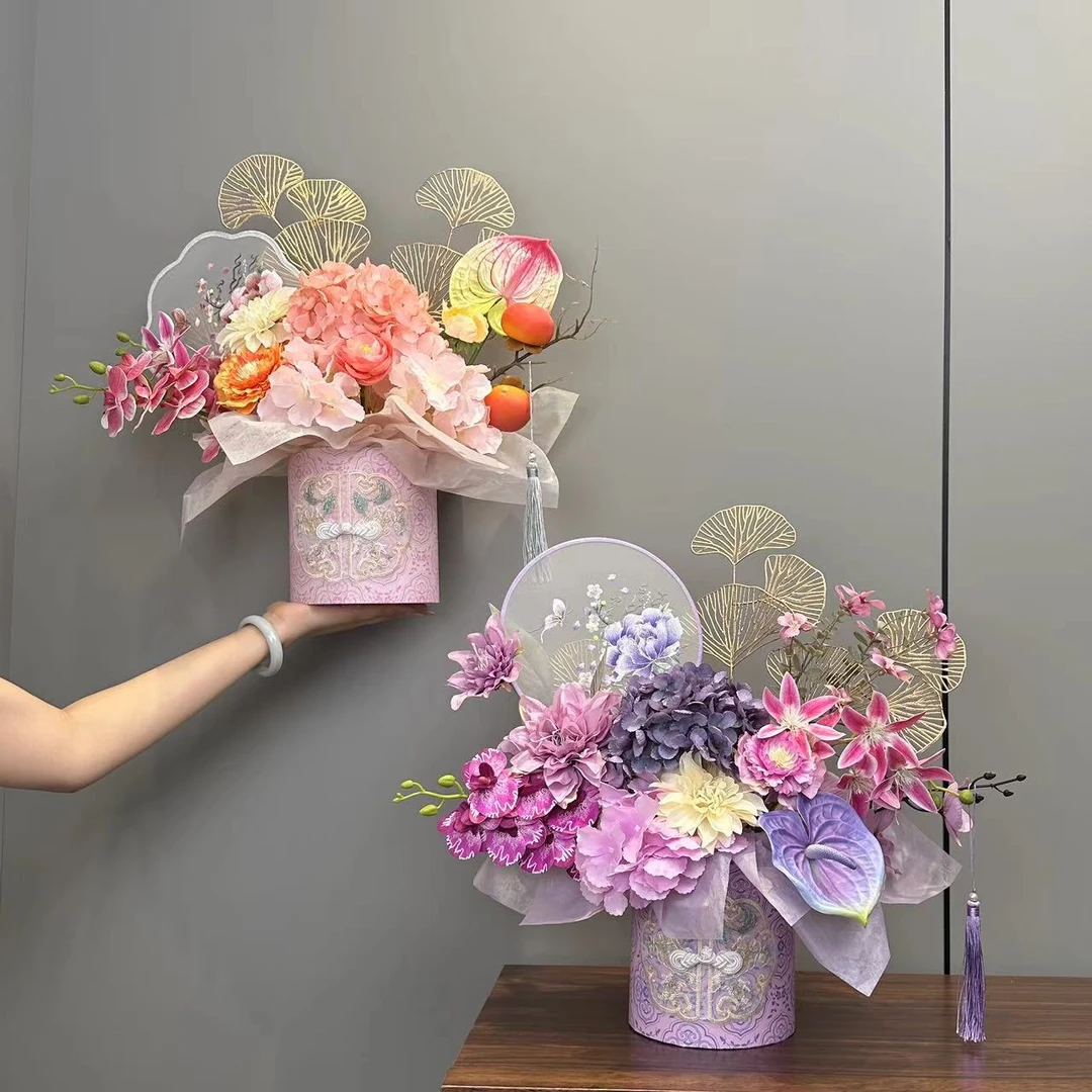 小红薯婚礼仿真花套装结婚房装饰卧室客厅高颜值假花乔迁新居摆件