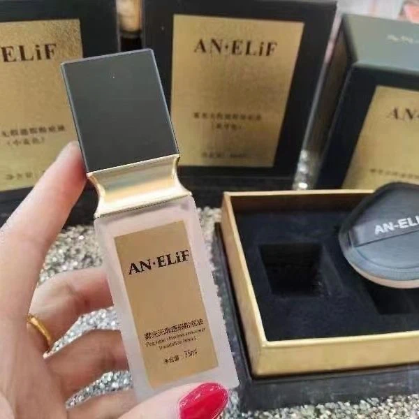 ANELiF雾光无瑕遮瑕粉底液35ml神器不脱妆持久定妆粉底液正品包邮