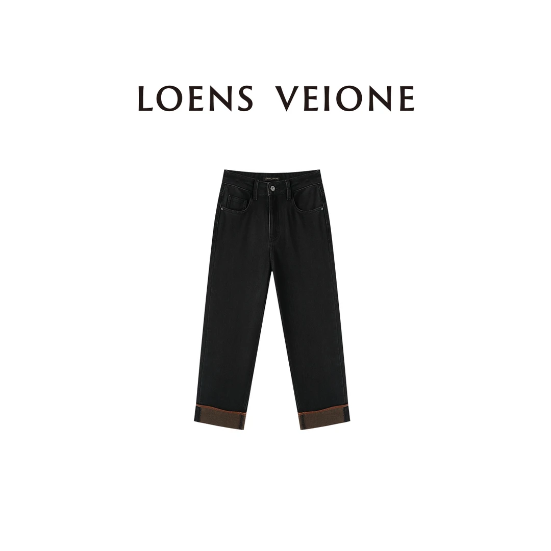 LOENS VEIONE/路斯威亚 新款【加厚棉】普洗蓝牛仔裤24CVCG0389N