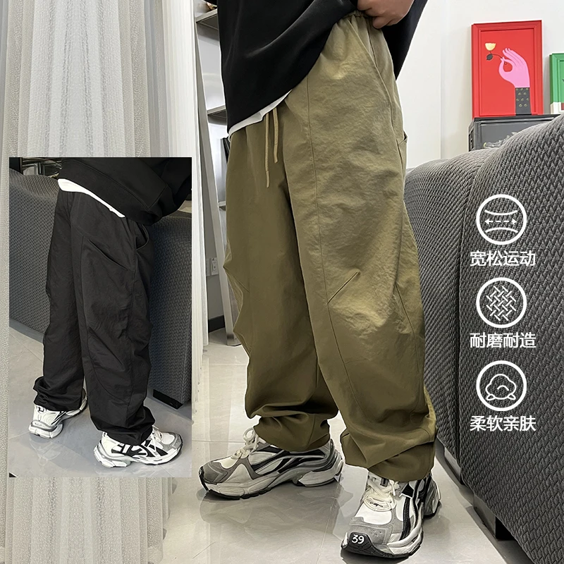 K2911小赖家青少年男童秋季新款直筒长裤裤子中大童宽松休闲裤