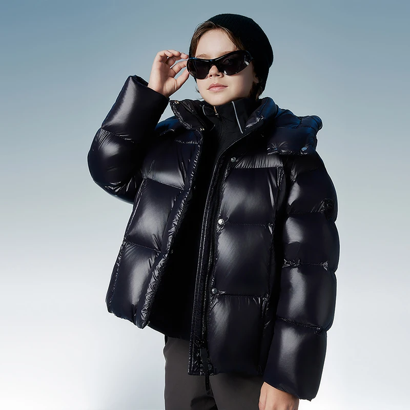 【高充绒厚款】坦博尔儿童新款能量者好羽绒哑光冬加厚短款连帽316Z