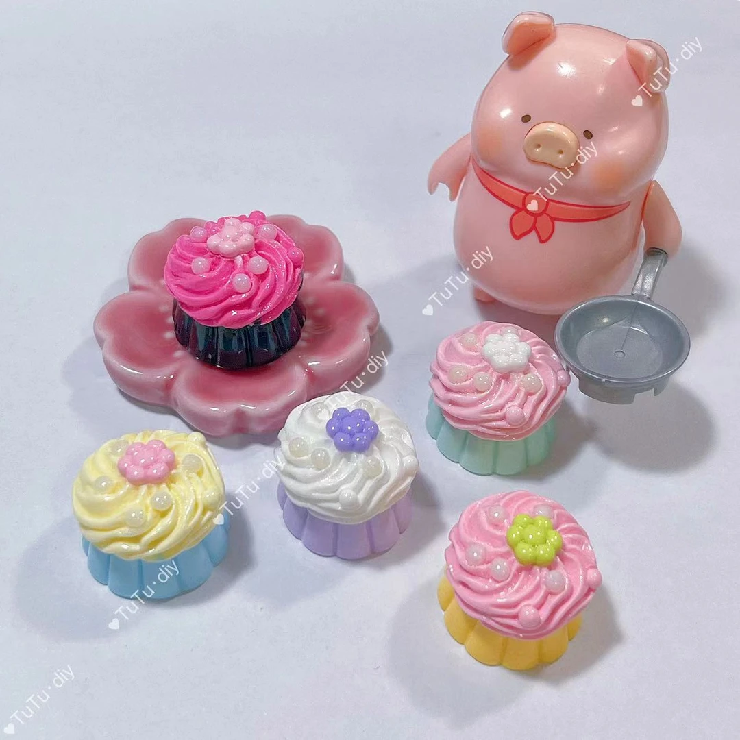 【TUTU定制 】珍珠奶油布丁-DIY食玩树脂配件