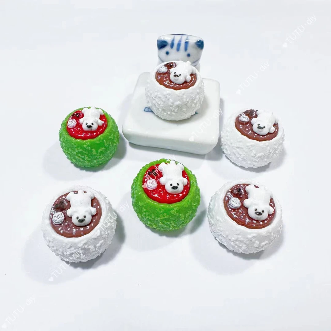 【TUTU定制 】西高地椰子蛋糕-DIY食玩树脂配件