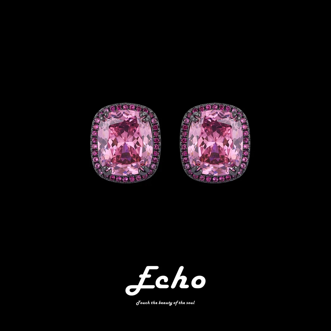 铜合金耳饰 ECHO耳钉DC003高级精致耳饰新款小众时尚简约百搭耳环