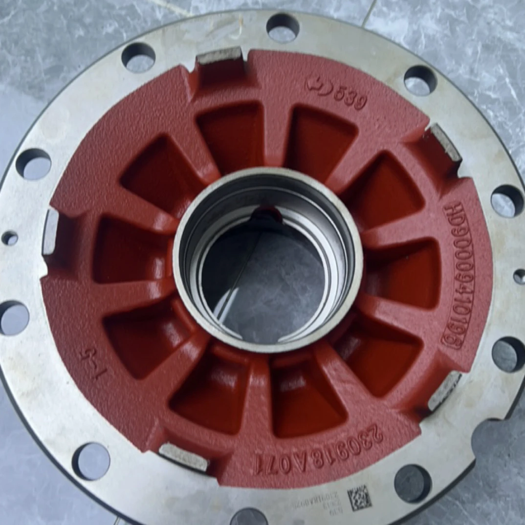 陕西汉德原厂前轮鼓