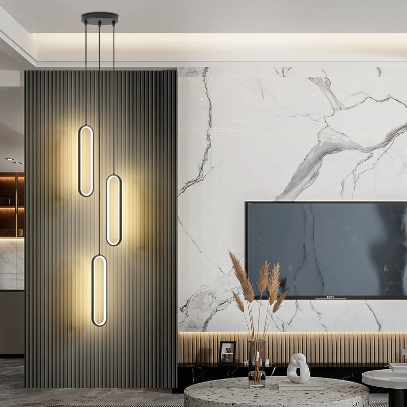 【顾家】北欧卧室床头吊灯现代简约客厅格栅背景墙网红轻奢墙壁灯