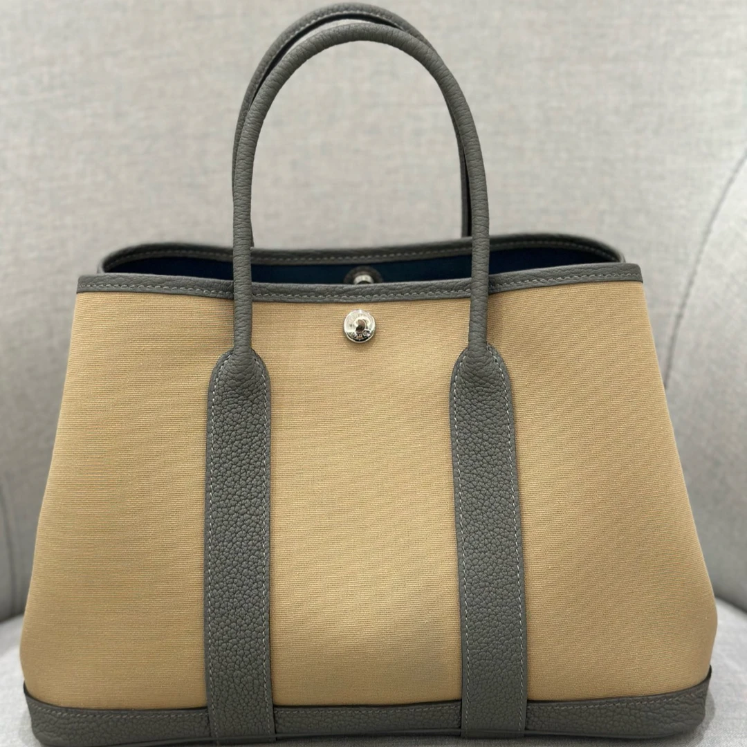 99新 Hermes/爱马仕 宝利汇garden party花园包
